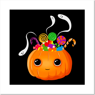 Cute Halloween Pumpkin Posters and Art